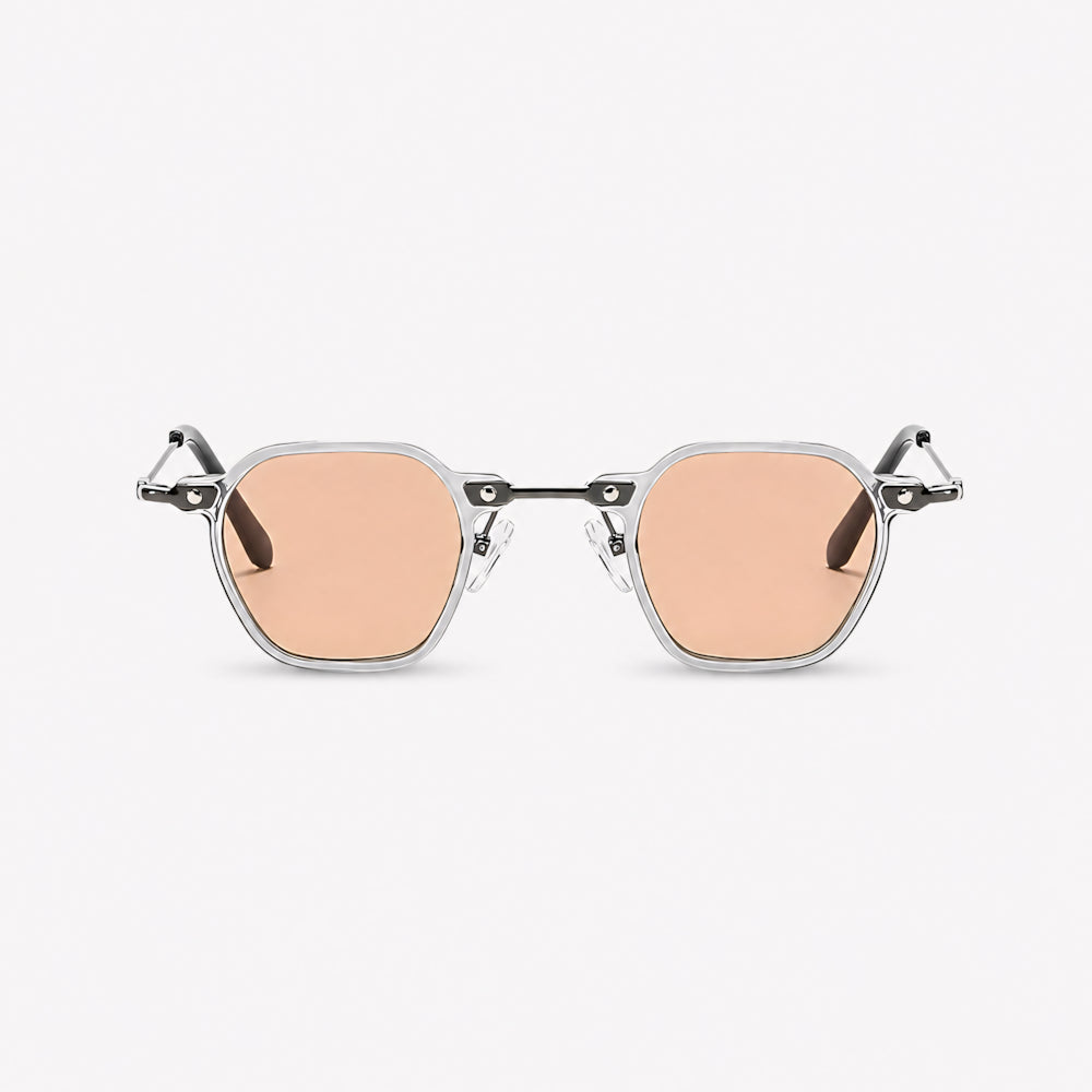 Porto Cervo small hexagonal metal sunglasses by HARO Eyewear