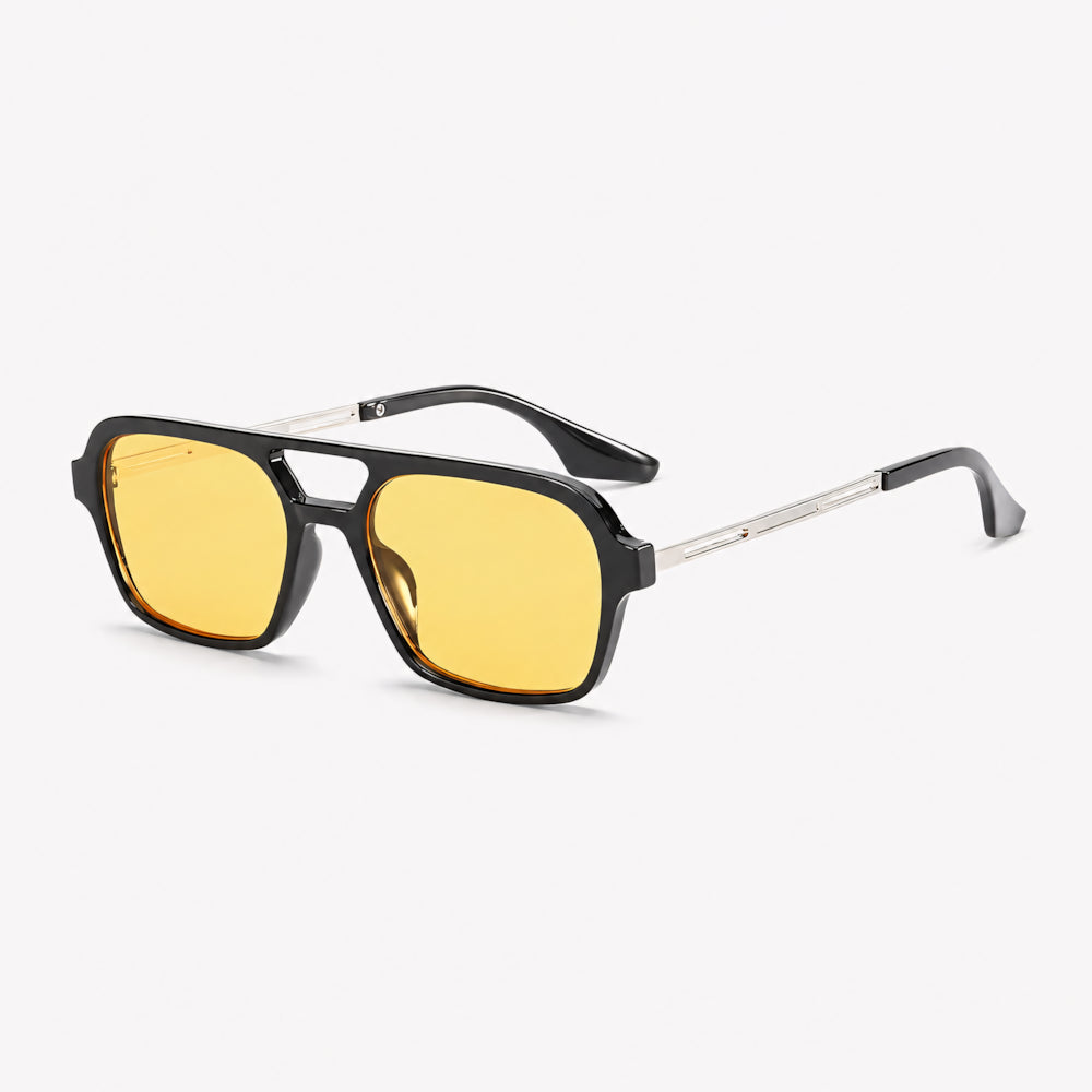 Saint-Tropez Pampelonne square aviator acetate sunglasses by HARO Eyewear