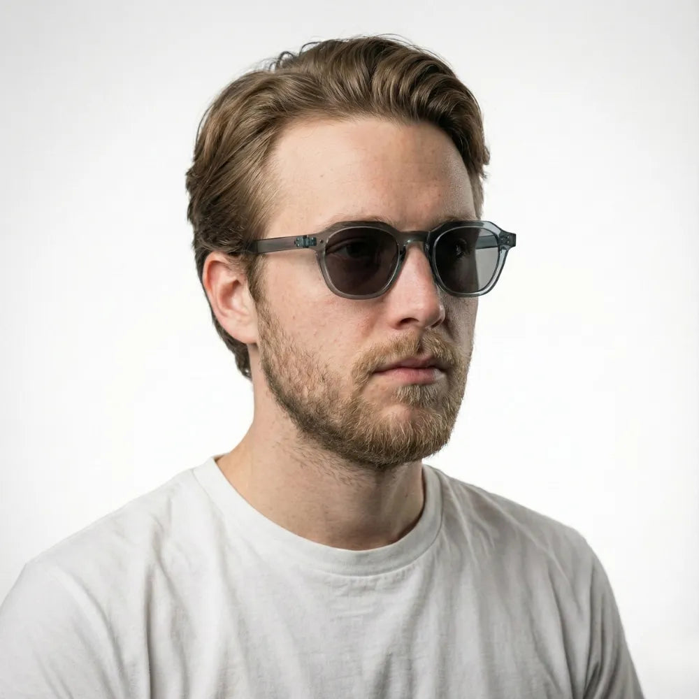 Cannes 1946 round acetate sunglasses by HARO Eyewear
