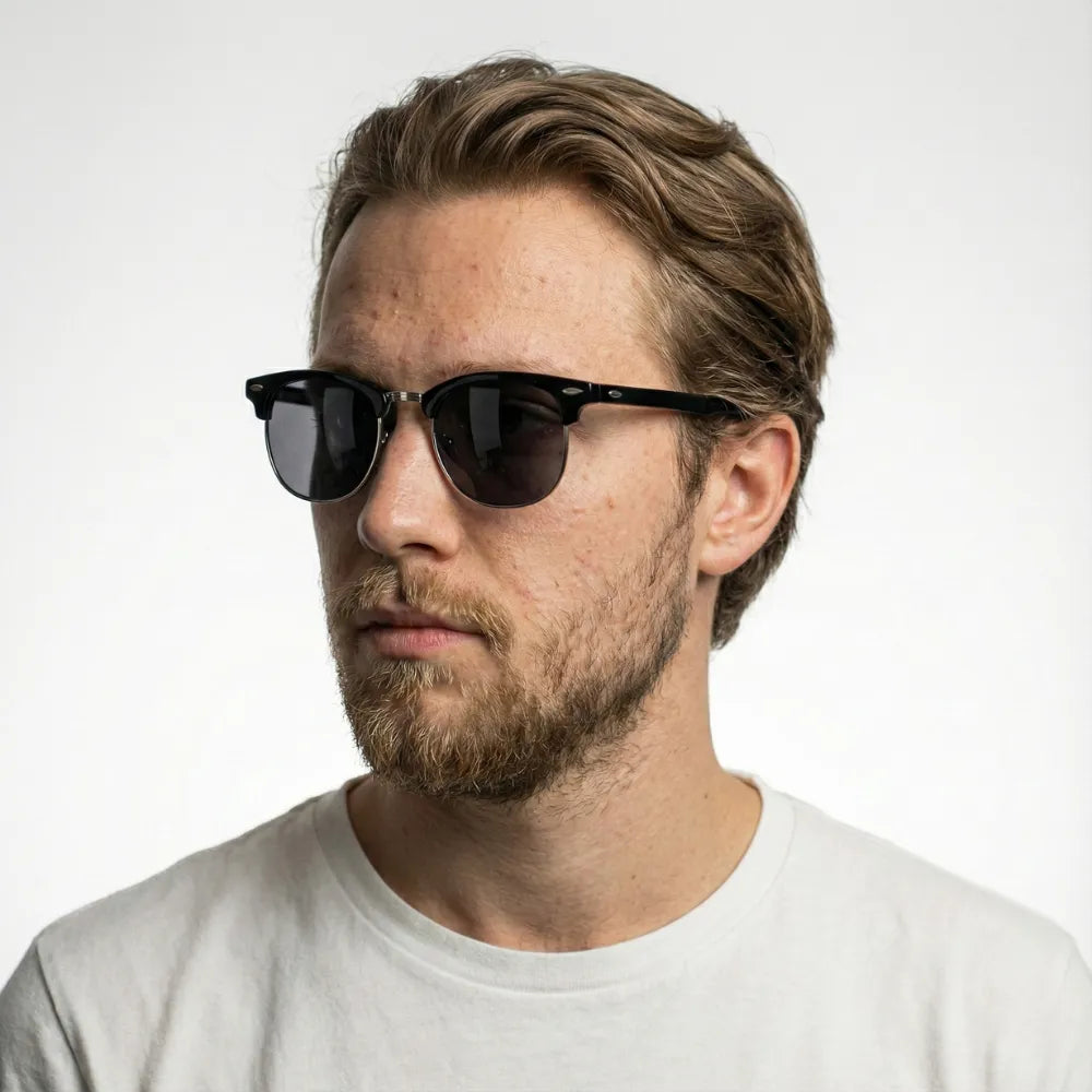 Capri Malaparte browline acetate sunglasses by HARO Eyewear