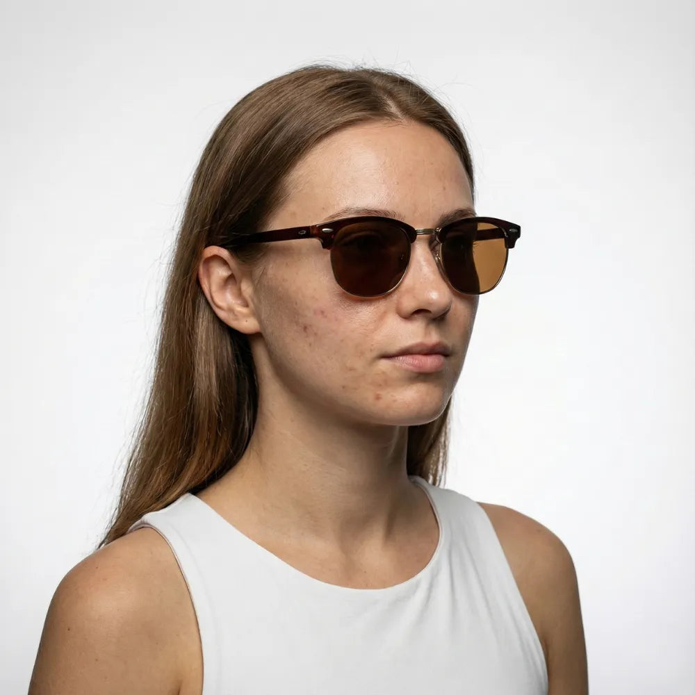 Capri Malaparte browline acetate sunglasses by HARO Eyewear