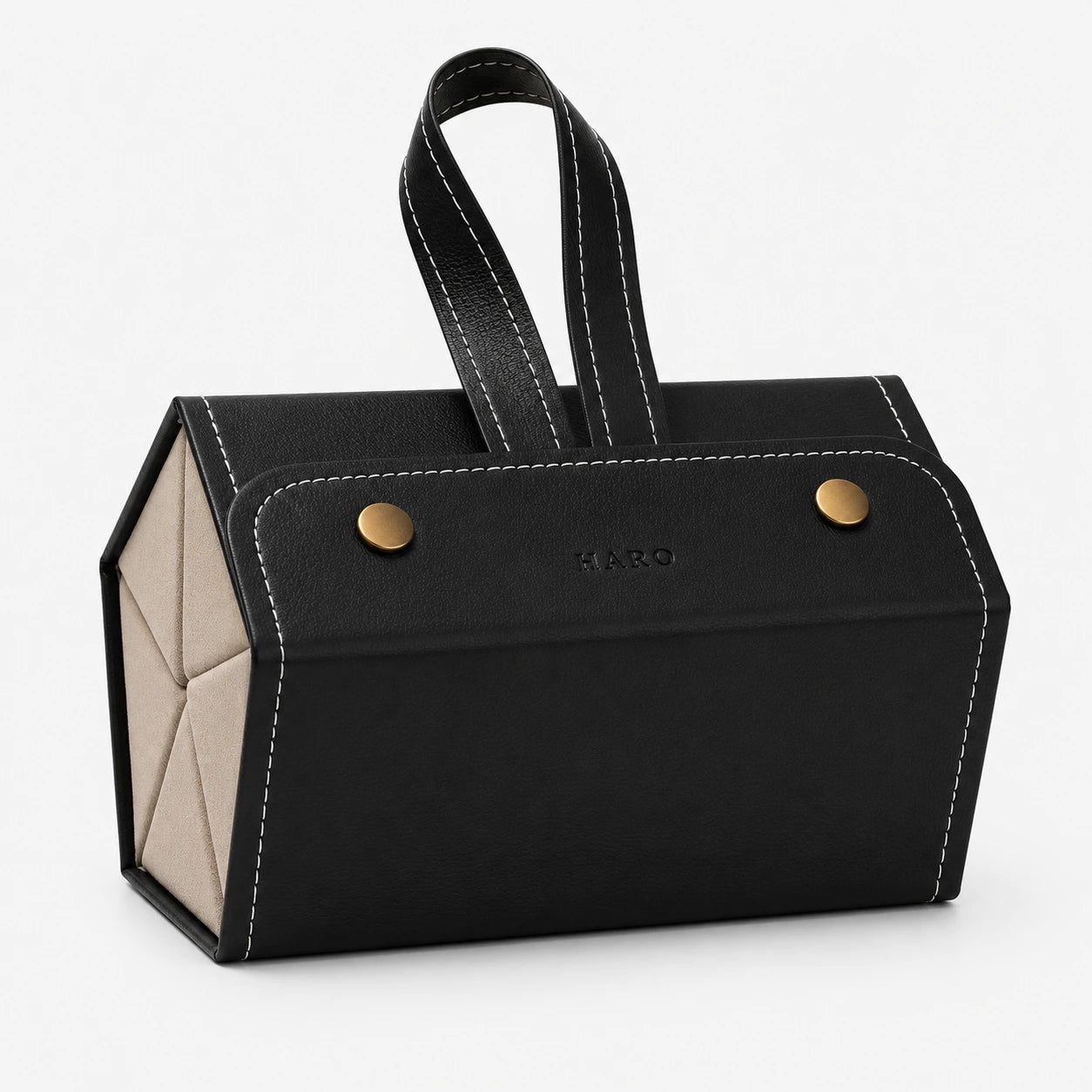 HARO Leather 5-Pair Travel Case — leather travel case for five pairs of eyewear