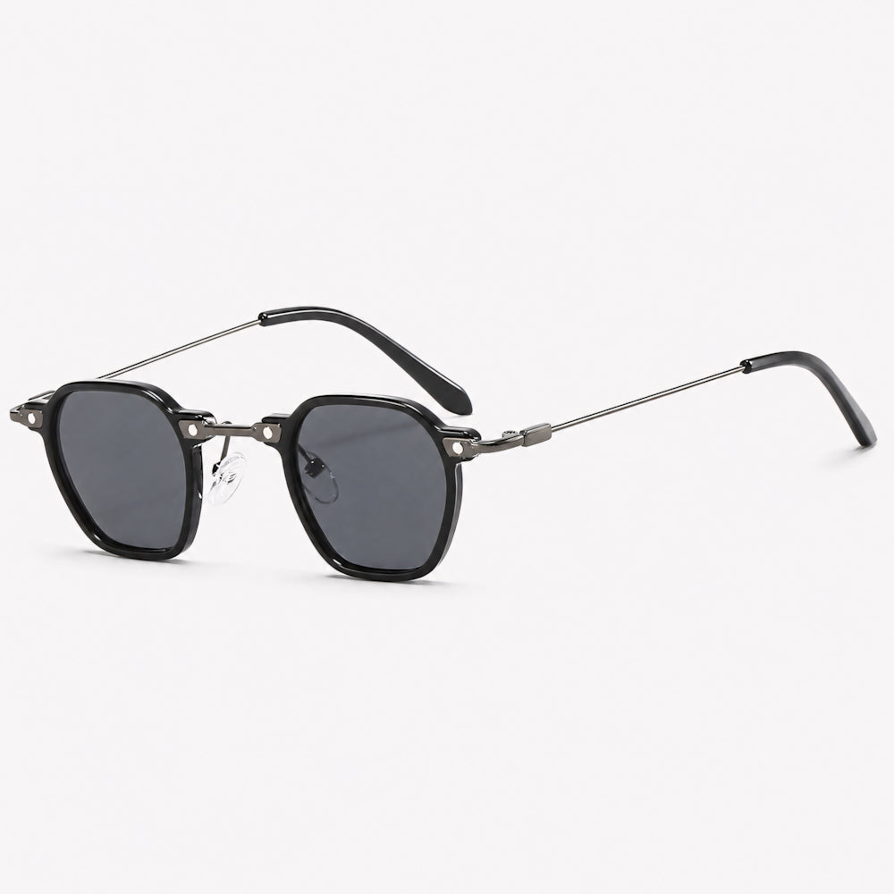 Porto Cervo small hexagonal metal sunglasses by HARO Eyewear